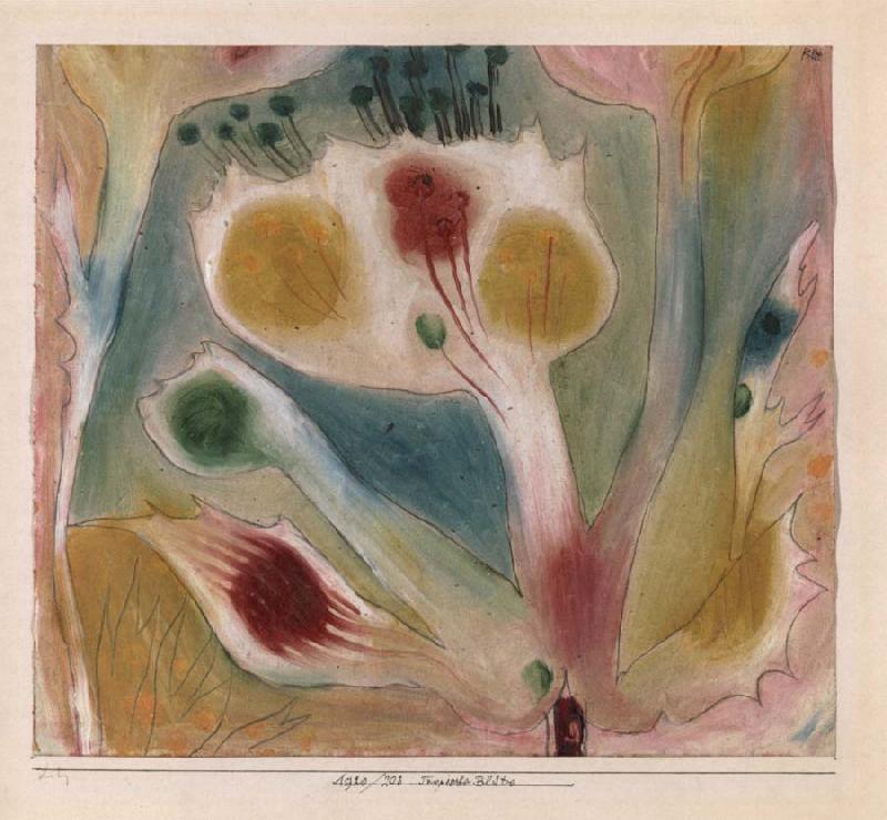 Paul Klee Tropical blossom oil painting image